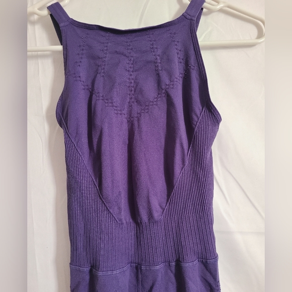 NWOT Good Karma High Neck Onesie in purple - Picture 5 of 6